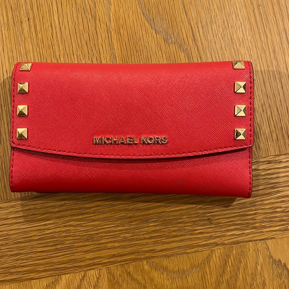 Michael Kors Red Wallet